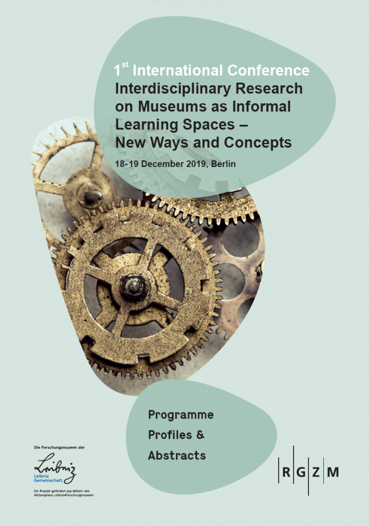 Cover Tagungsband 2019 Interdisciplinary Research on Museums as Informal Learning Spaces